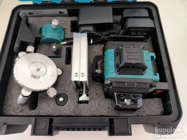Laserski 4D nivelator za precizne radove + stalak tronožac
